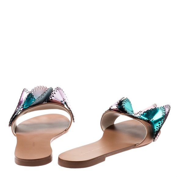 Sophia Webster Laser cut multicolor slides - Picture 2 of 11